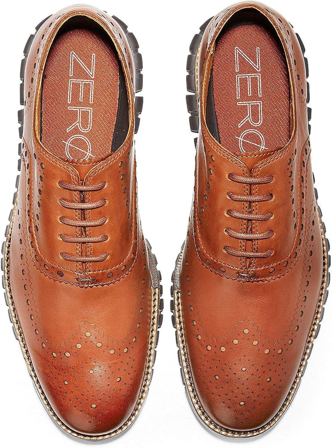 image:imageCole Haan Mens Zerogrand Wing OxfordBritish Tan LeatherJava