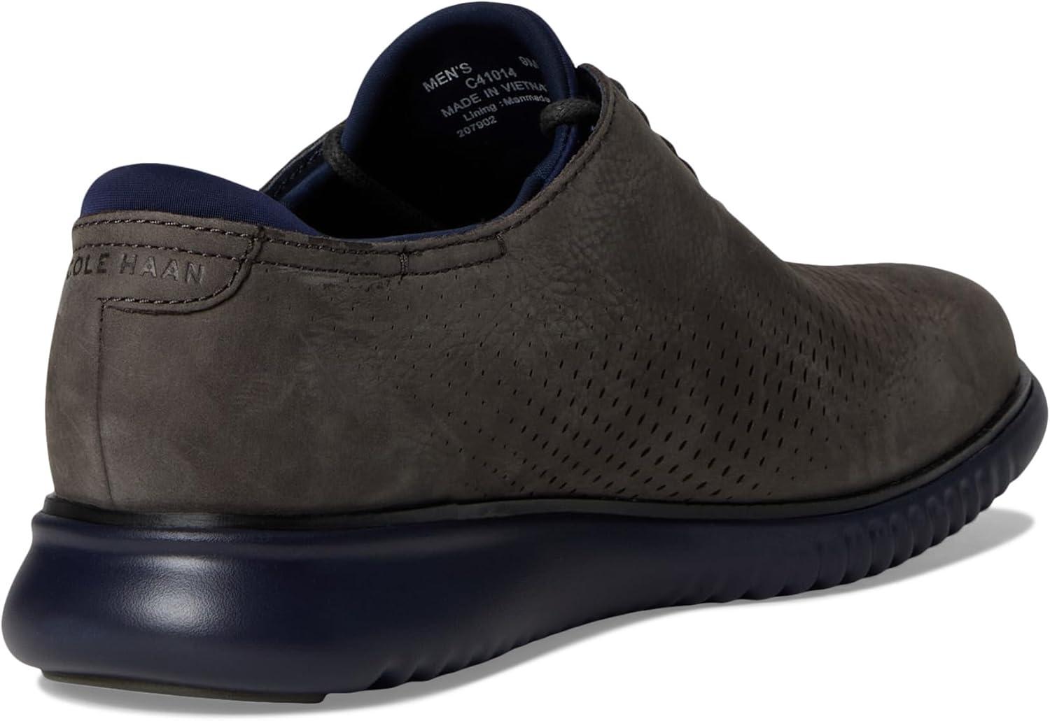 image:imageCole Haan Mens Zerogrand Wing OxfordRaven NubuckBlackMidnight Moon