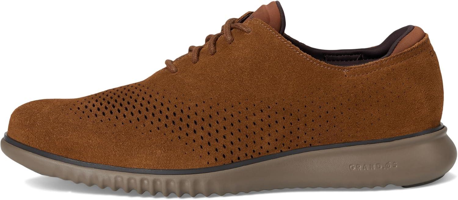image:imageCole Haan Mens Zerogrand Wing OxfordSpiced Brown SuedeRavenMorel