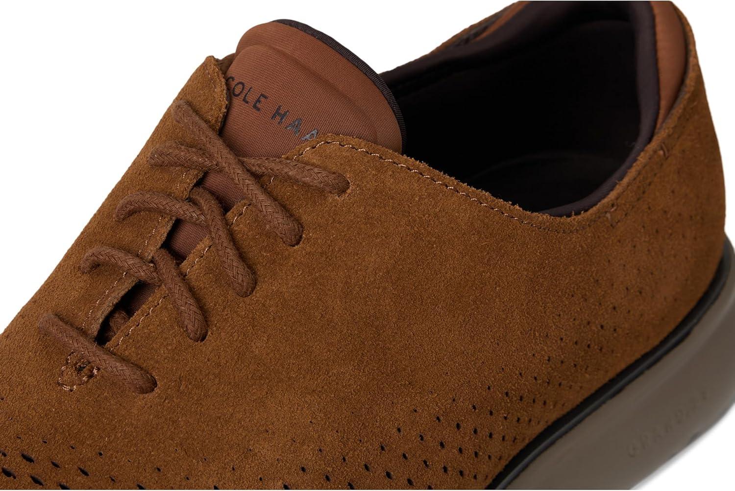 image:imageCole Haan Mens Zerogrand Wing OxfordSpiced Brown SuedeRavenMorel