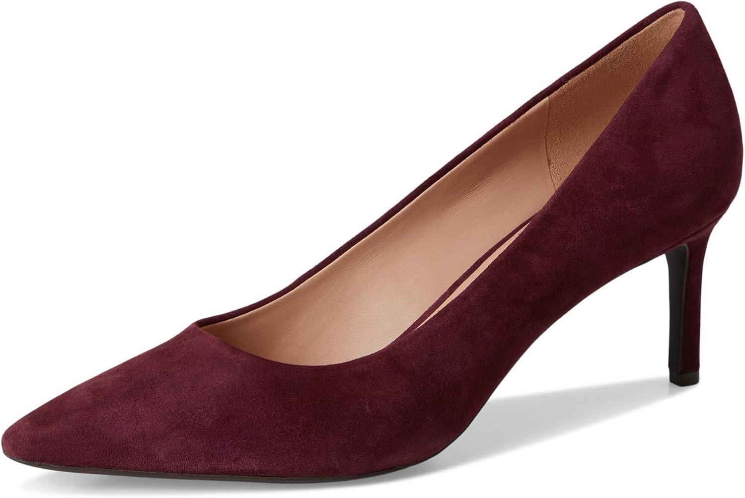 image:imageCole Haan Womens 65mm High Heel Goto JaneyBlack Garnet SuedeWhite
