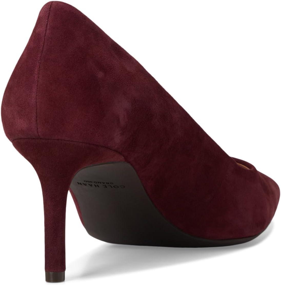image:imageCole Haan Womens 65mm High Heel Goto JaneyBlack Garnet SuedeWhite