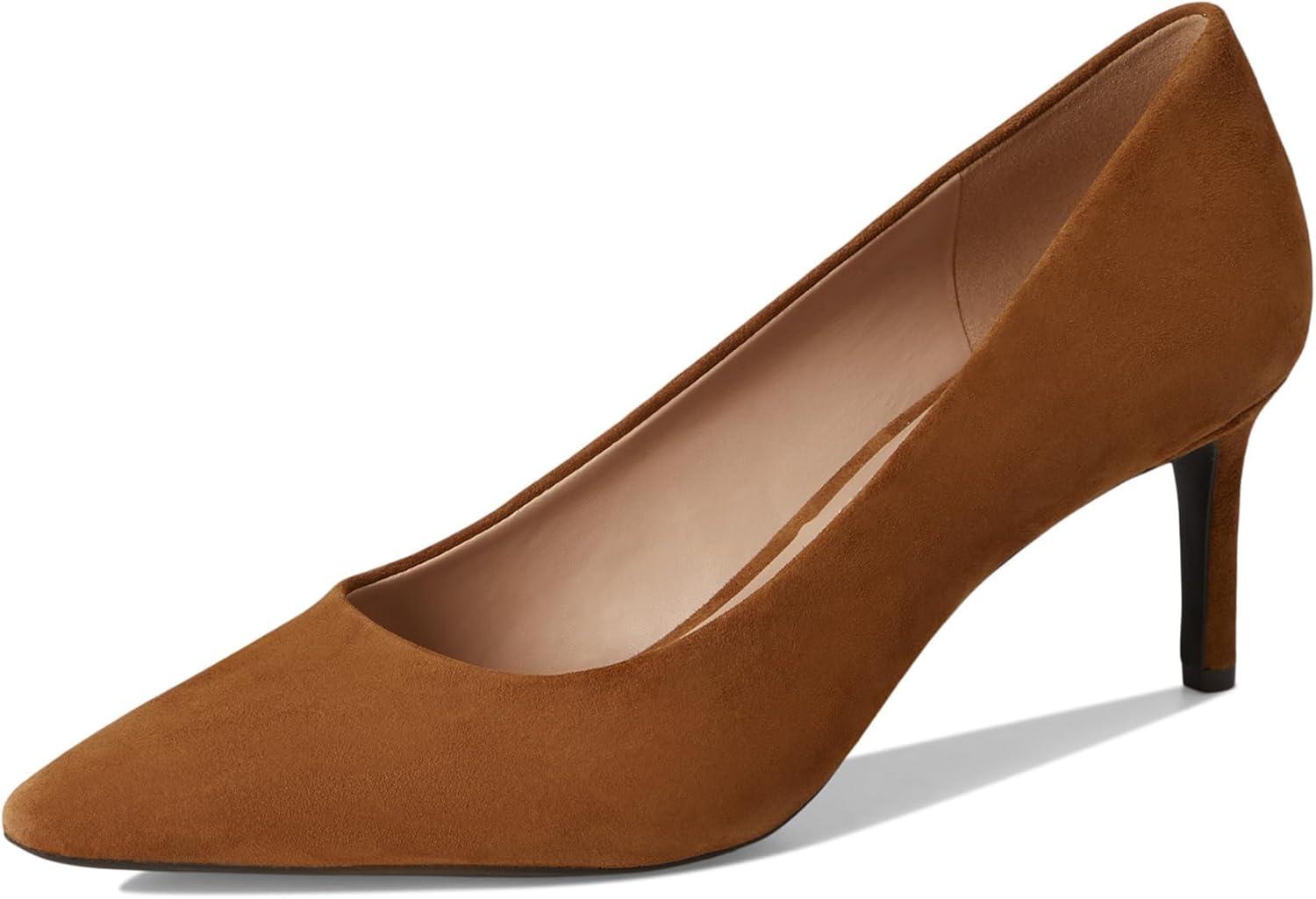 image:imageCole Haan Womens 65mm High Heel Goto JaneyTobacco Suede
