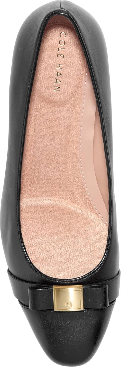 image:imageCole Haan Womens Goto Malta Bow WedgeBlack Leather