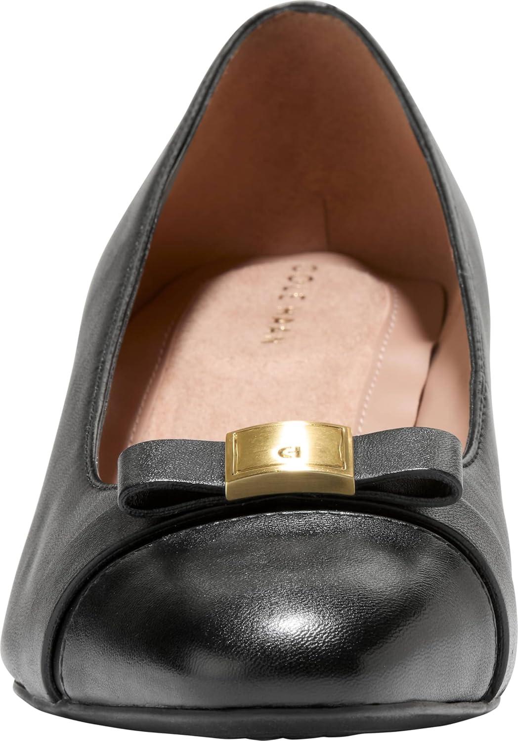 image:imageCole Haan Womens Goto Malta Bow WedgeBlack Leather