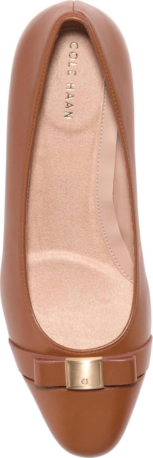 image:imageCole Haan Womens Goto Malta Bow WedgeBritish Tan LeatherIvory