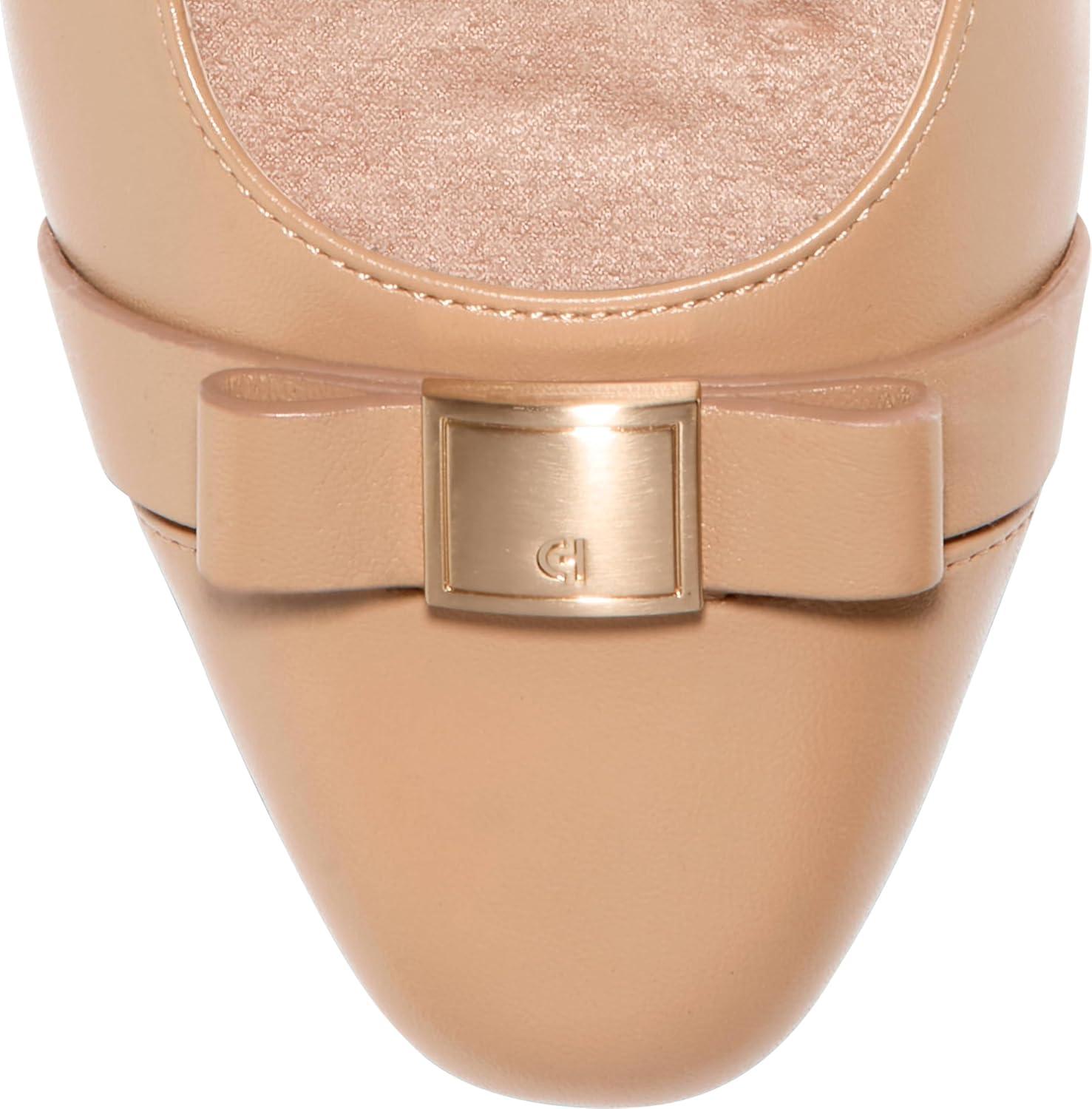 image:imageCole Haan Womens Goto Malta Bow WedgeTuscan Sand Leather
