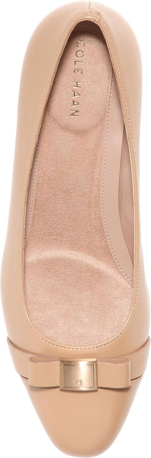 image:imageCole Haan Womens Goto Malta Bow WedgeTuscan Sand Leather