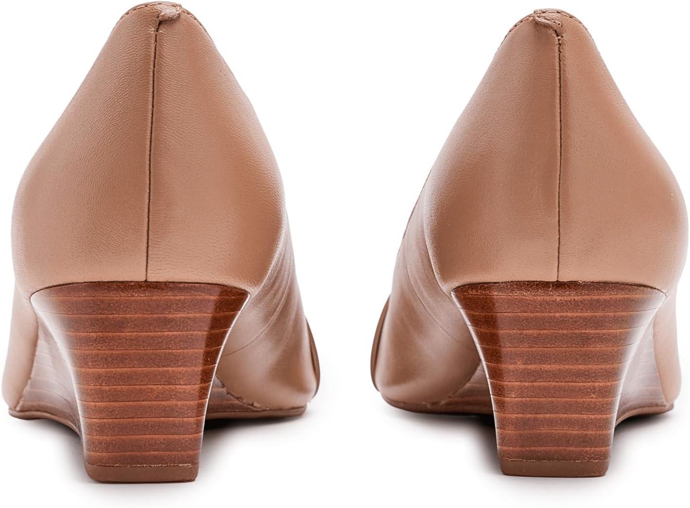 image:imageCole Haan Womens Goto Malta Peep Toe Bow WedgeTuscan Sand Leather