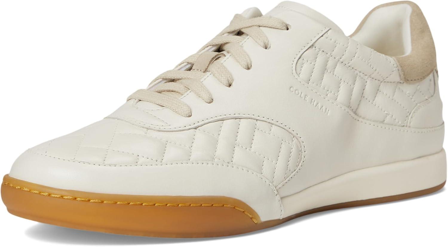 image:imageCole Haan Womens Grandpro JazlynIvory LeatherLight Sesame Suede