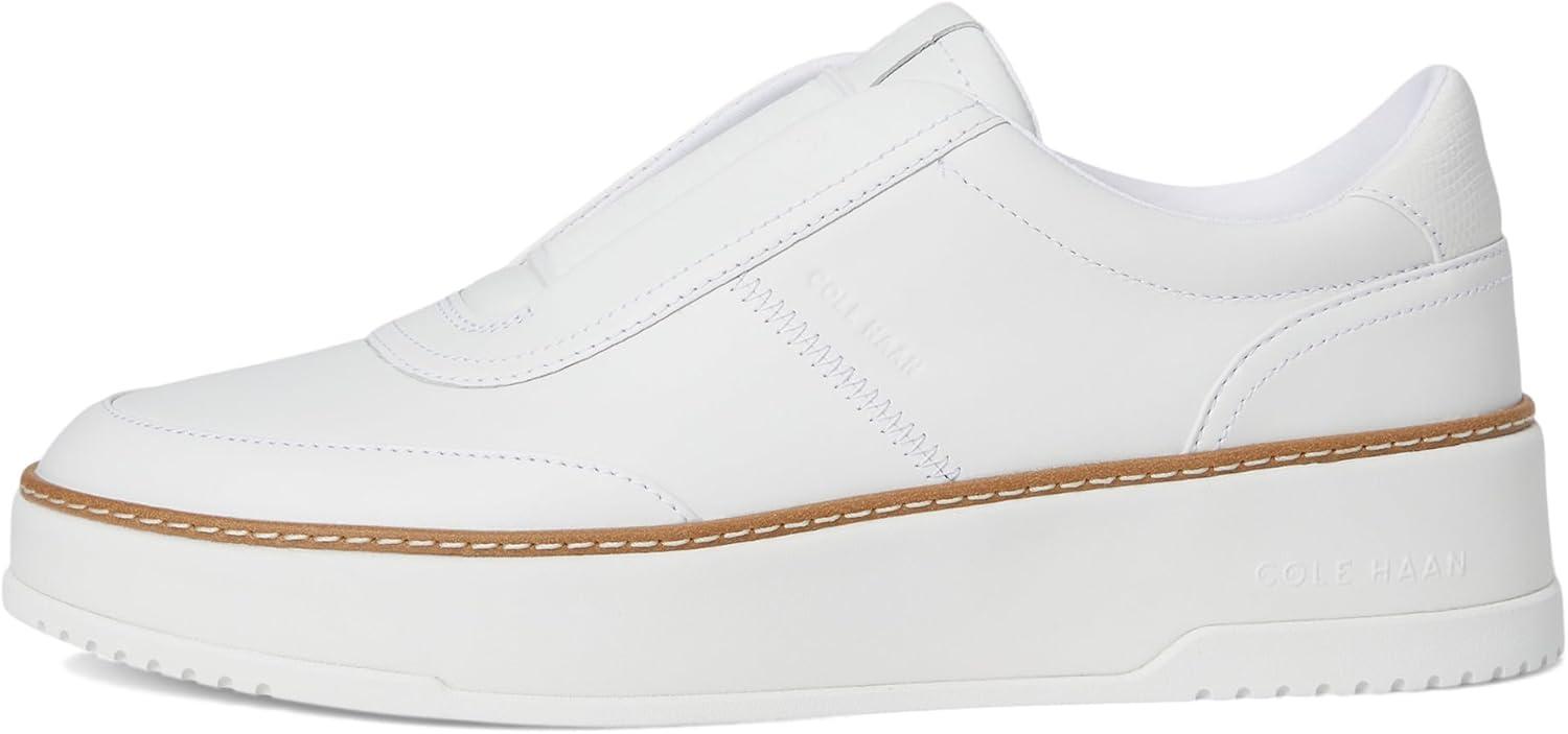 image:imageCole Haan Womens Grandpro Maxfield Slipon SneakersWhiteWhite Lizard PrintWhite