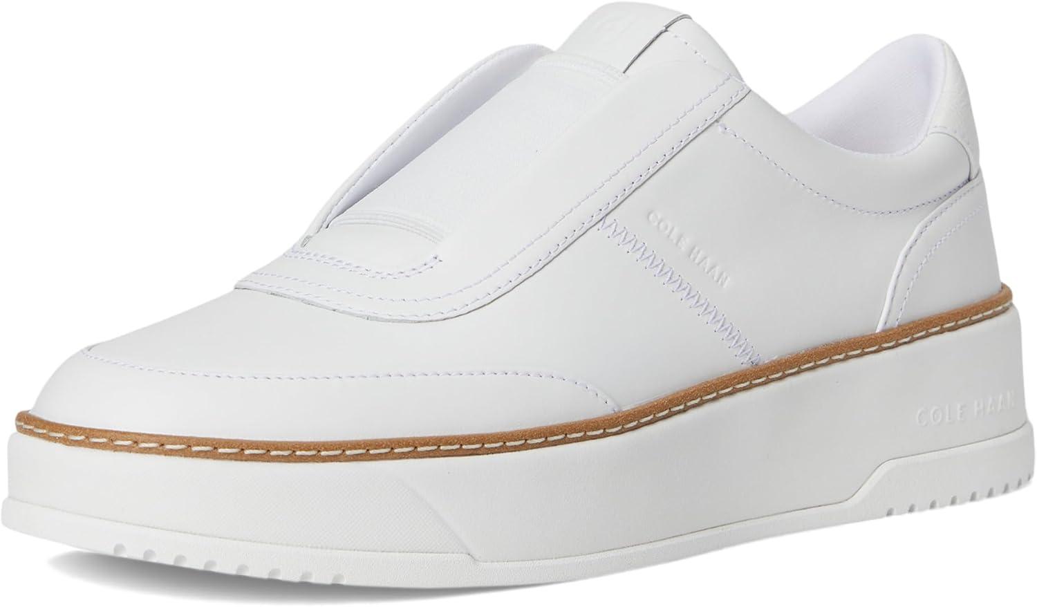 image:imageCole Haan Womens Grandpro Maxfield Slipon SneakersWhiteWhite Lizard PrintWhite