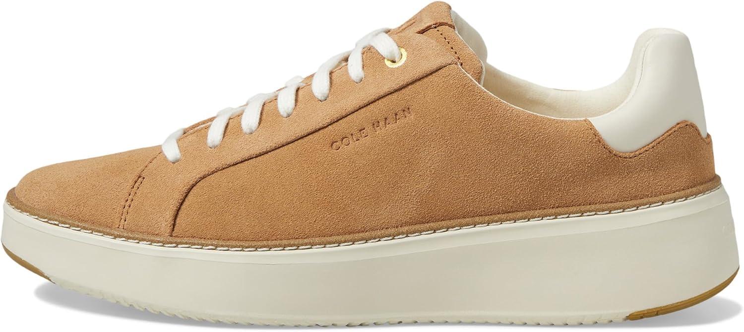 image:imageCole Haan Womens Grandpro Topspin SneakersBiscuit SuedeIvory