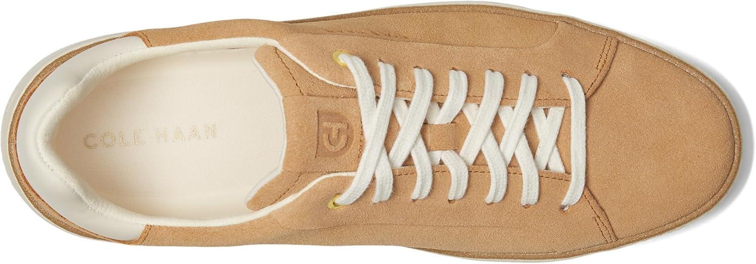 image:imageCole Haan Womens Grandpro Topspin SneakersBiscuit SuedeIvory