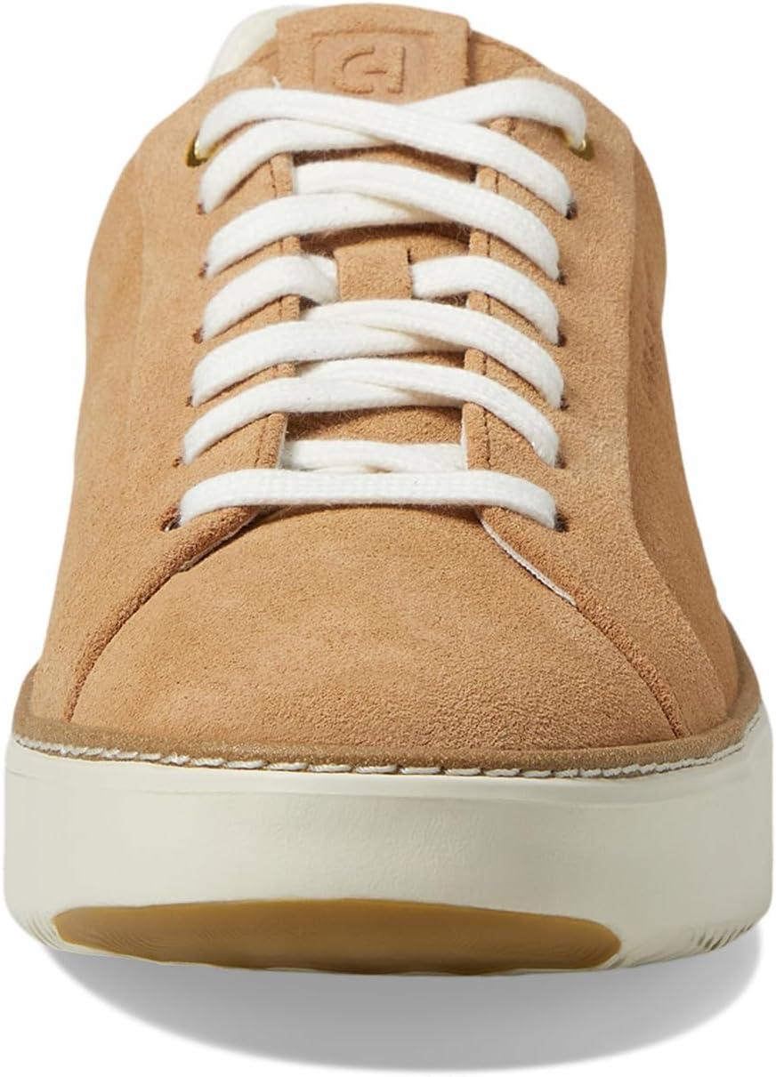 image:imageCole Haan Womens Grandpro Topspin SneakersBiscuit SuedeIvory
