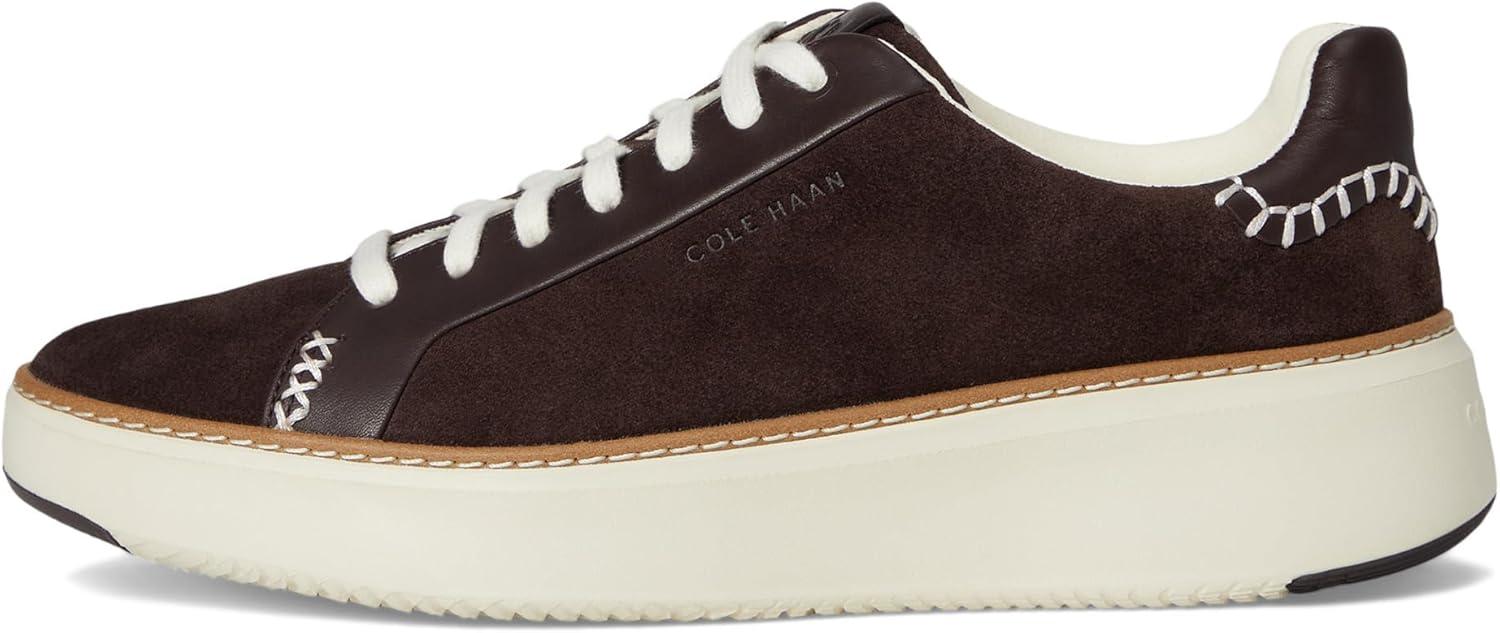 image:imageCole Haan Womens Grandpro Topspin SneakersDark Chocolate SuedeDark Chocolate Leather