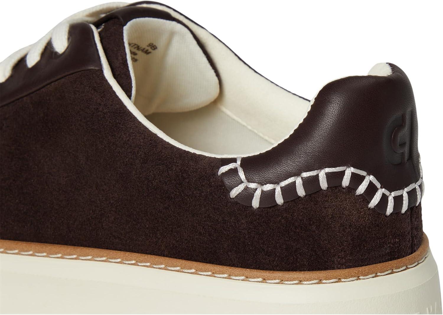 image:imageCole Haan Womens Grandpro Topspin SneakersDark Chocolate SuedeDark Chocolate Leather