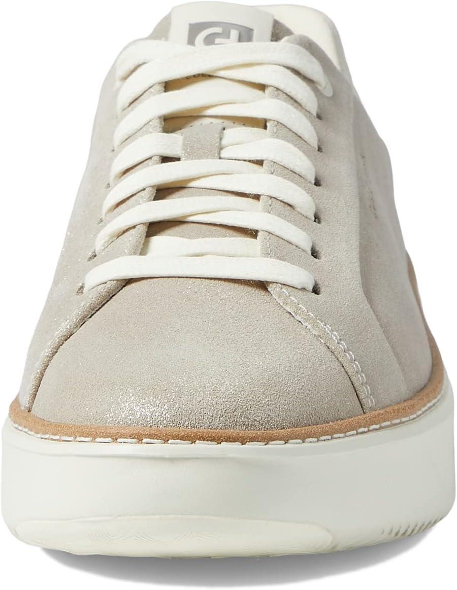 image:imageCole Haan Womens Grandpro Topspin SneakersDove Metallic Suede