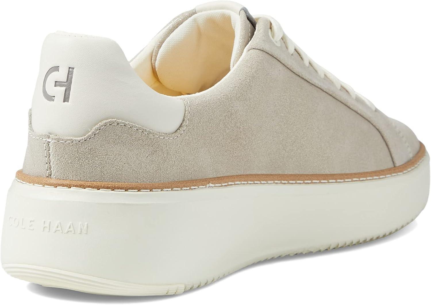 image:imageCole Haan Womens Grandpro Topspin SneakersDove Metallic Suede