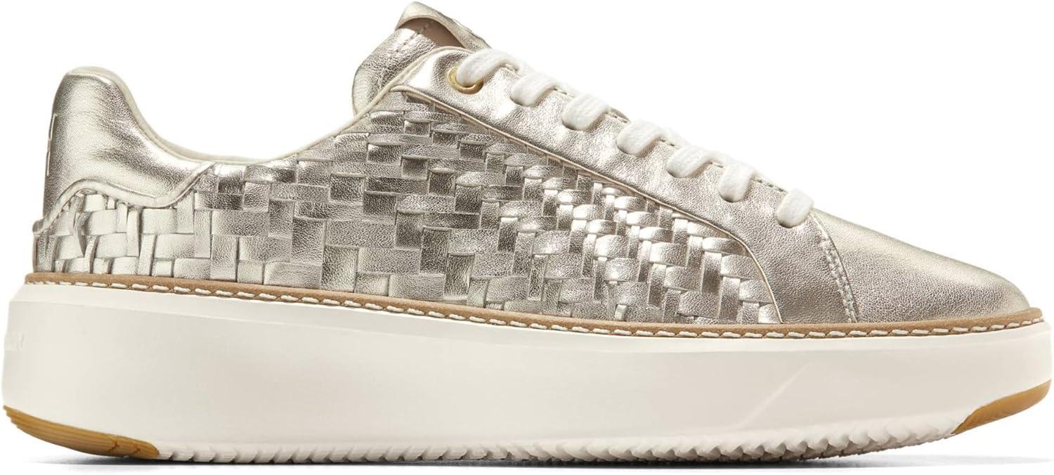 image:imageCole Haan Womens Grandpro Topspin SneakersGold Gen WveIvory