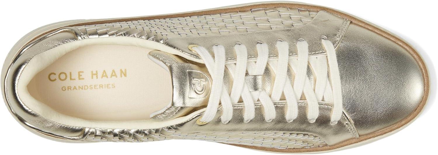 image:imageCole Haan Womens Grandpro Topspin SneakersGold Gen WveIvory