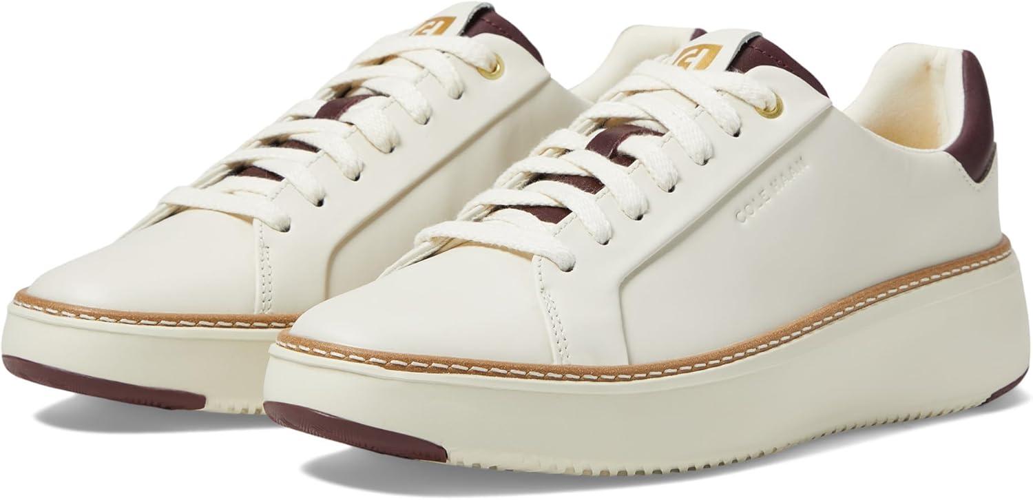 image:imageCole Haan Womens Grandpro Topspin SneakersIvory Bloodstone