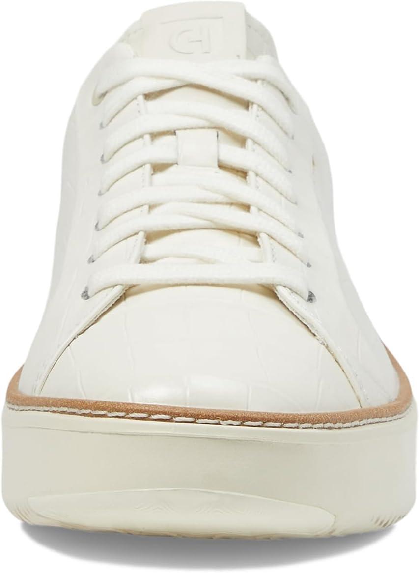 image:imageCole Haan Womens Grandpro Topspin SneakersIvory Croc Print