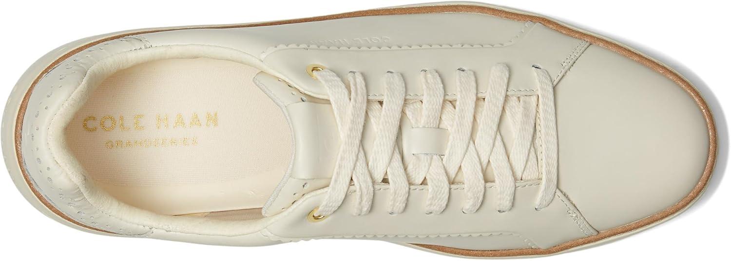 image:imageCole Haan Womens Grandpro Topspin SneakersIvory Perf Scallop