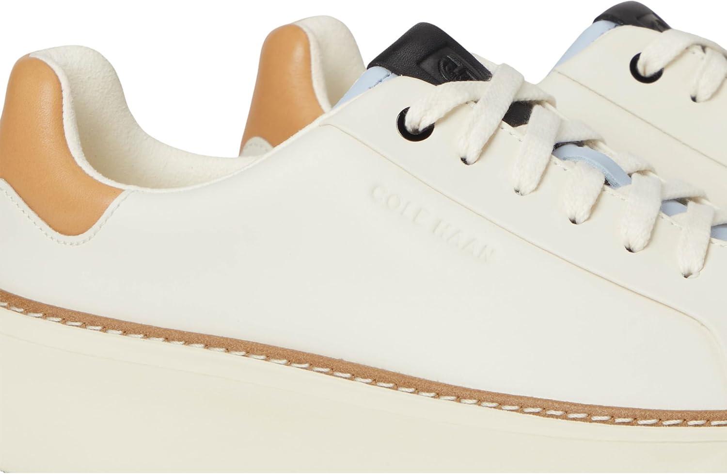 image:imageCole Haan Womens Grandpro Topspin SneakersIvoryBiscuitBlue