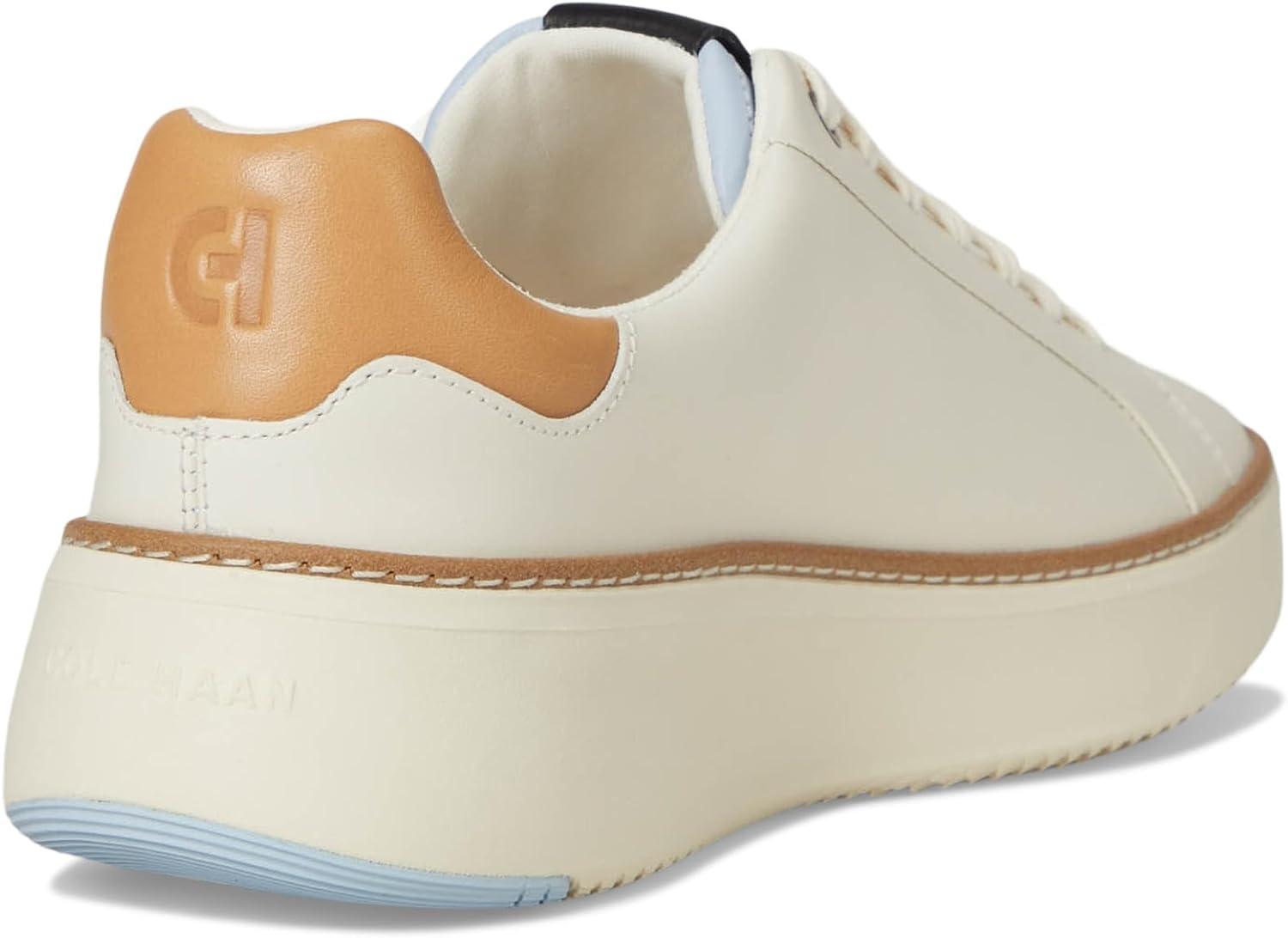 image:imageCole Haan Womens Grandpro Topspin SneakersIvoryBiscuitBlue