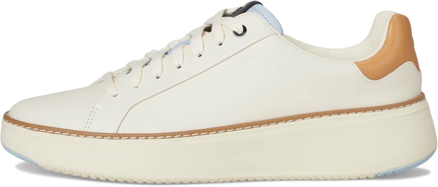 image:imageCole Haan Womens Grandpro Topspin SneakersIvoryBiscuitBlue