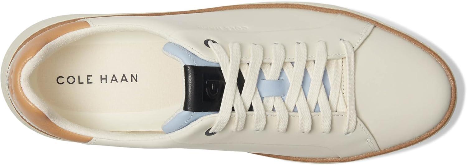 image:imageCole Haan Womens Grandpro Topspin SneakersIvoryBiscuitBlue