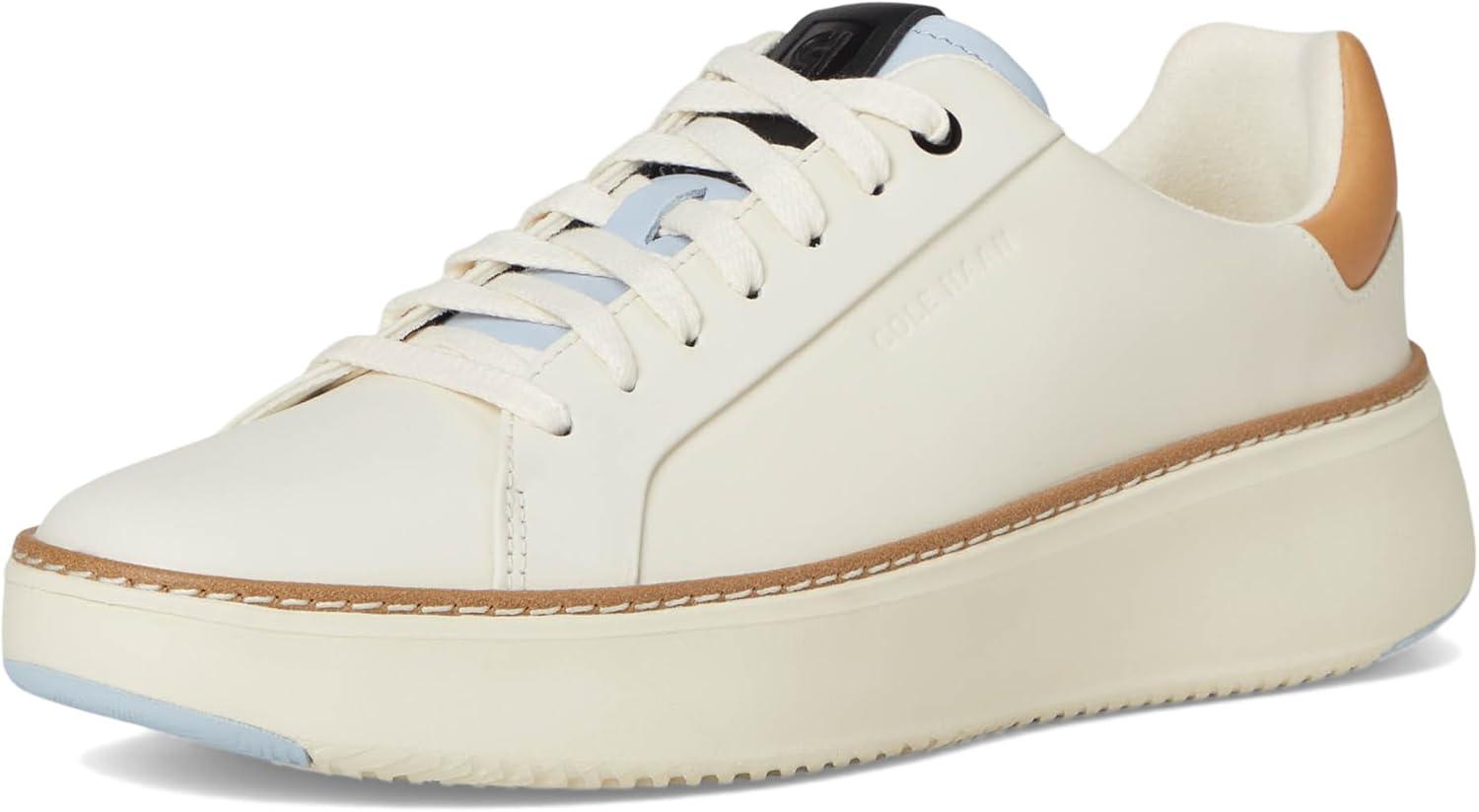 image:imageCole Haan Womens Grandpro Topspin SneakersIvoryBiscuitBlue