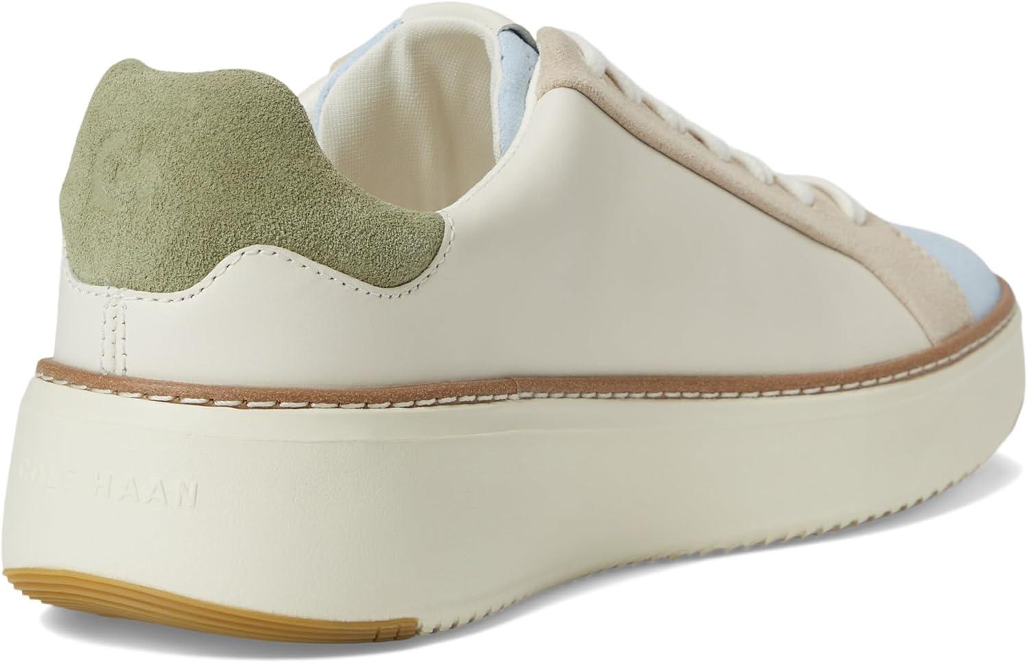 image:imageCole Haan Womens Grandpro Topspin SneakersIvorySuede