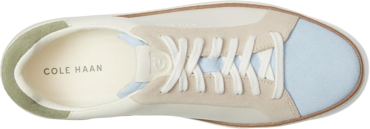 image:imageCole Haan Womens Grandpro Topspin SneakersIvrySkywayGrnIv