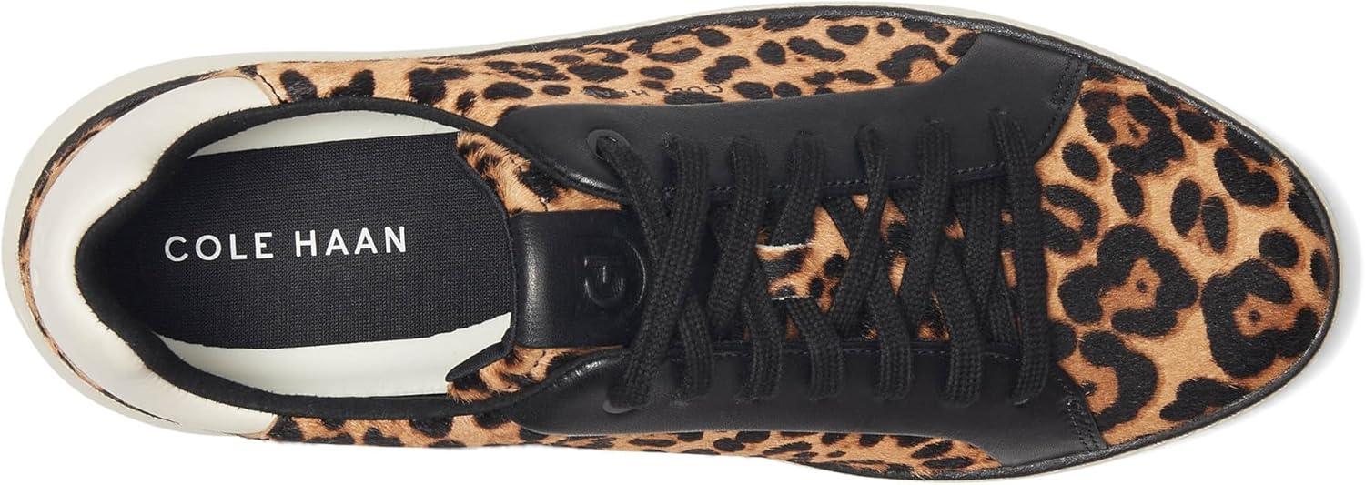 image:imageCole Haan Womens Grandpro Topspin SneakersLeopard Print HaircalfBlack