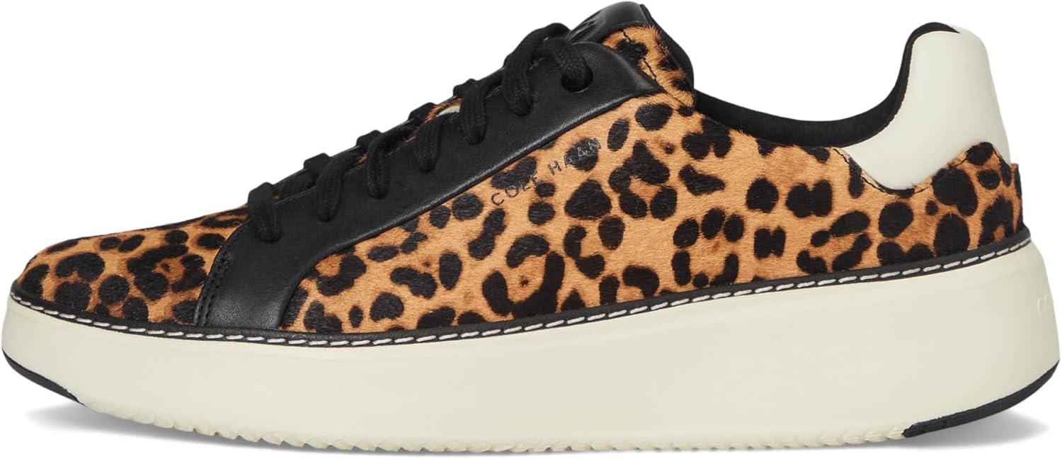 image:imageCole Haan Womens Grandpro Topspin SneakersLeopard Print HaircalfBlack