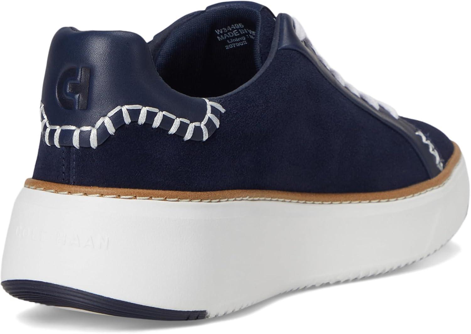 image:imageCole Haan Womens Grandpro Topspin SneakersMidnight Moon Suede