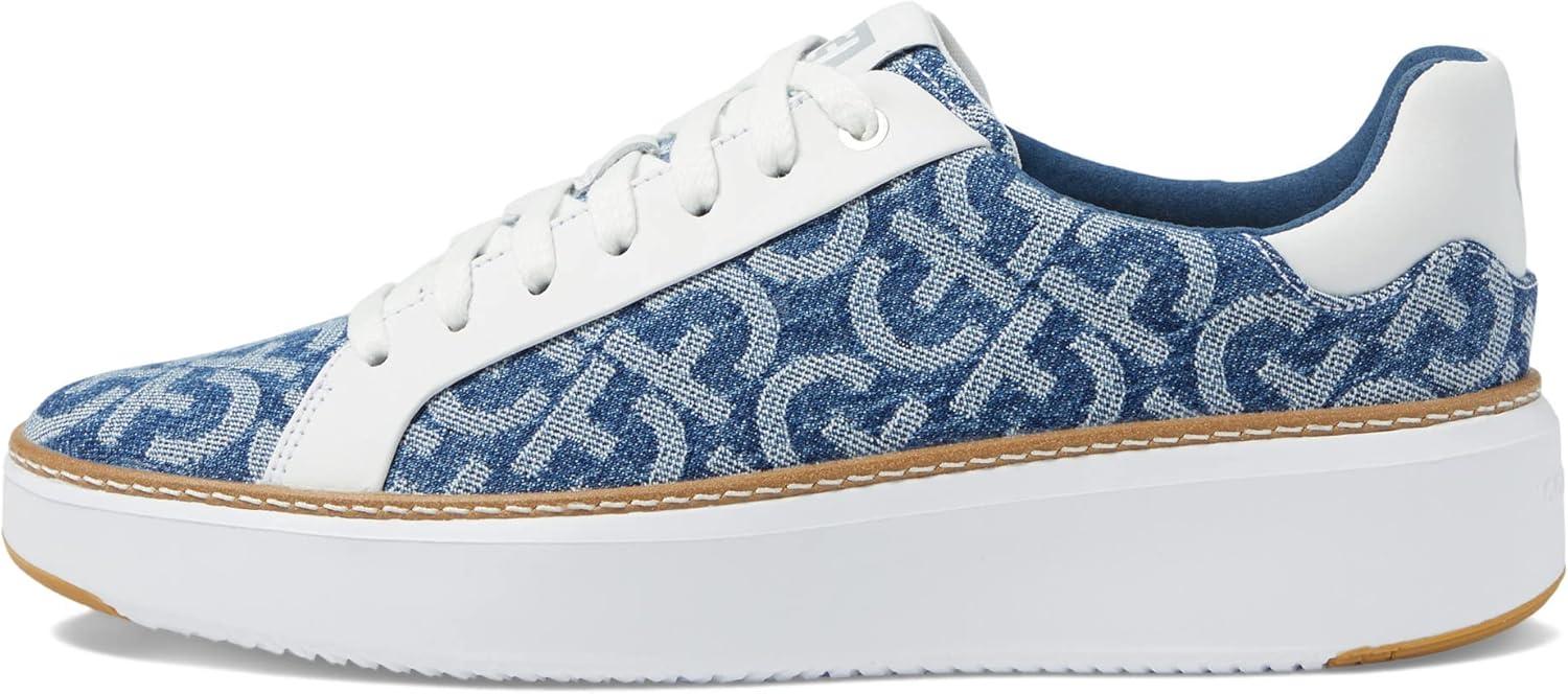 image:imageCole Haan Womens Grandpro Topspin SneakersMonogram Denim