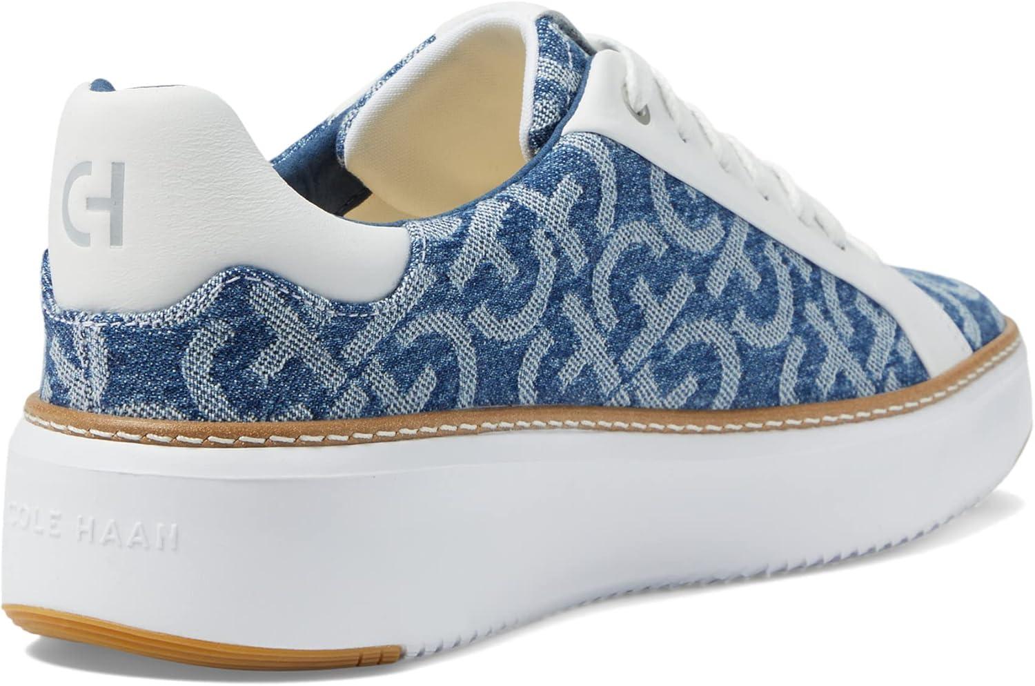 image:imageCole Haan Womens Grandpro Topspin SneakersMonogram Denim