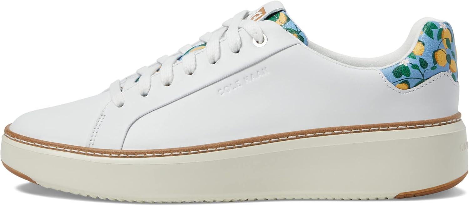image:imageCole Haan Womens Grandpro Topspin SneakersOptic White Azure Lemon Print