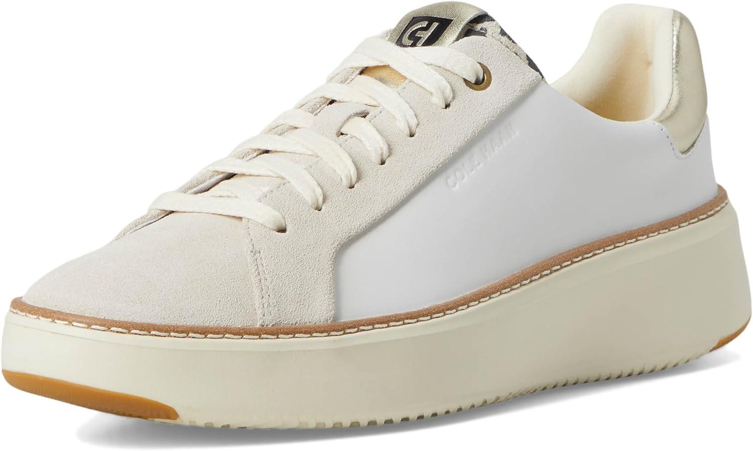 image:imageCole Haan Womens Grandpro Topspin SneakersOptic WhiteLeopard Print Leather
