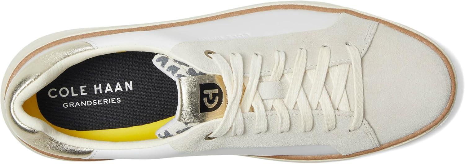 image:imageCole Haan Womens Grandpro Topspin SneakersOptic WhiteLeopard Print Leather