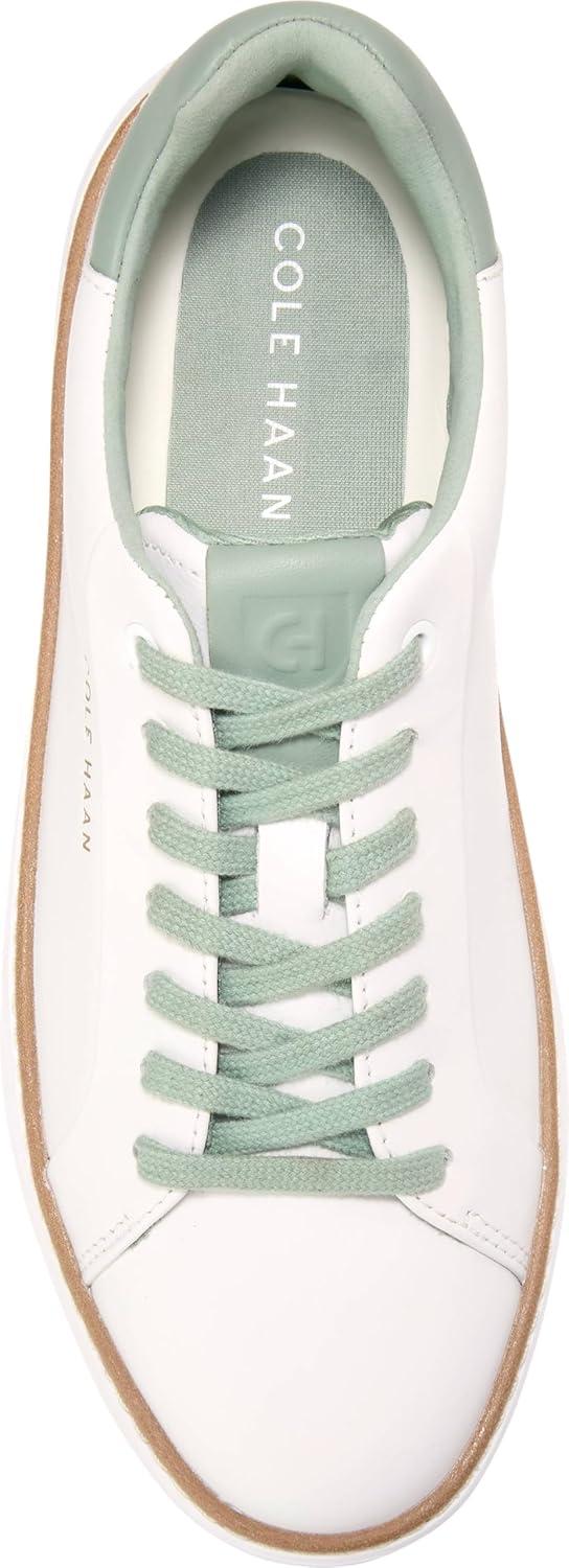 image:imageCole Haan Womens Grandpro Topspin SneakersOptic WhiteLily Pad Leather