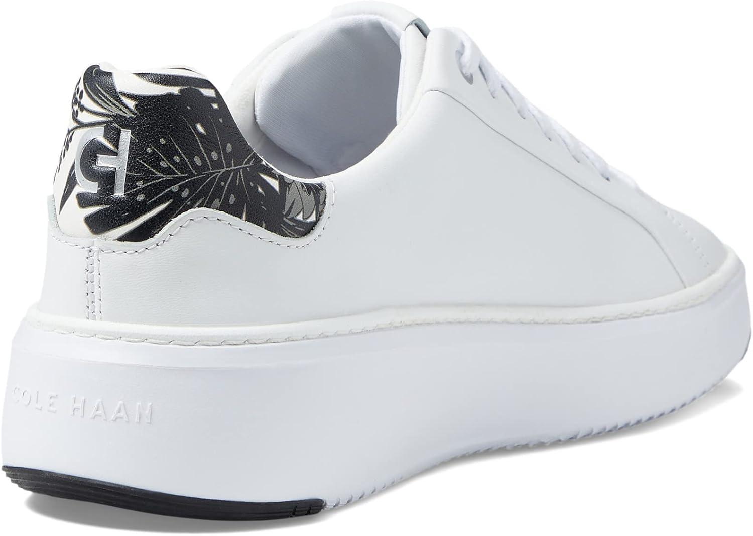 image:imageCole Haan Womens Grandpro Topspin SneakersOptical White Black White Tropical Print