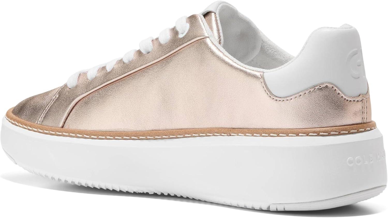 image:imageCole Haan Womens Grandpro Topspin SneakersRose Gold Metallic