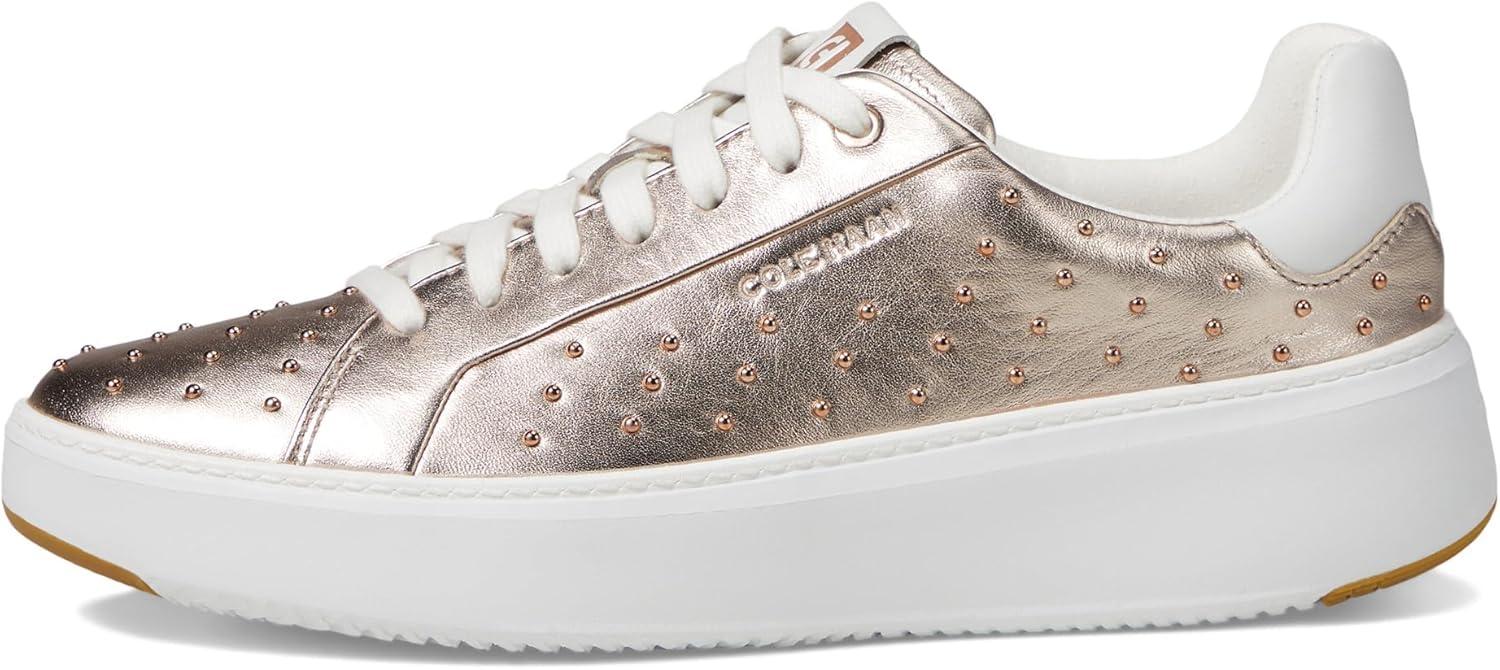 image:imageCole Haan Womens Grandpro Topspin SneakersRose GoldMicro Studs