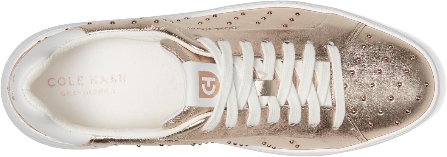 image:imageCole Haan Womens Grandpro Topspin SneakersRose GoldMicro Studs
