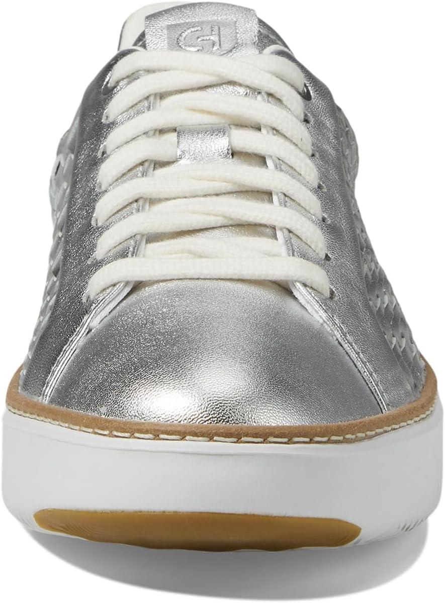 image:imageCole Haan Womens Grandpro Topspin SneakersSilver Genevieve Weave