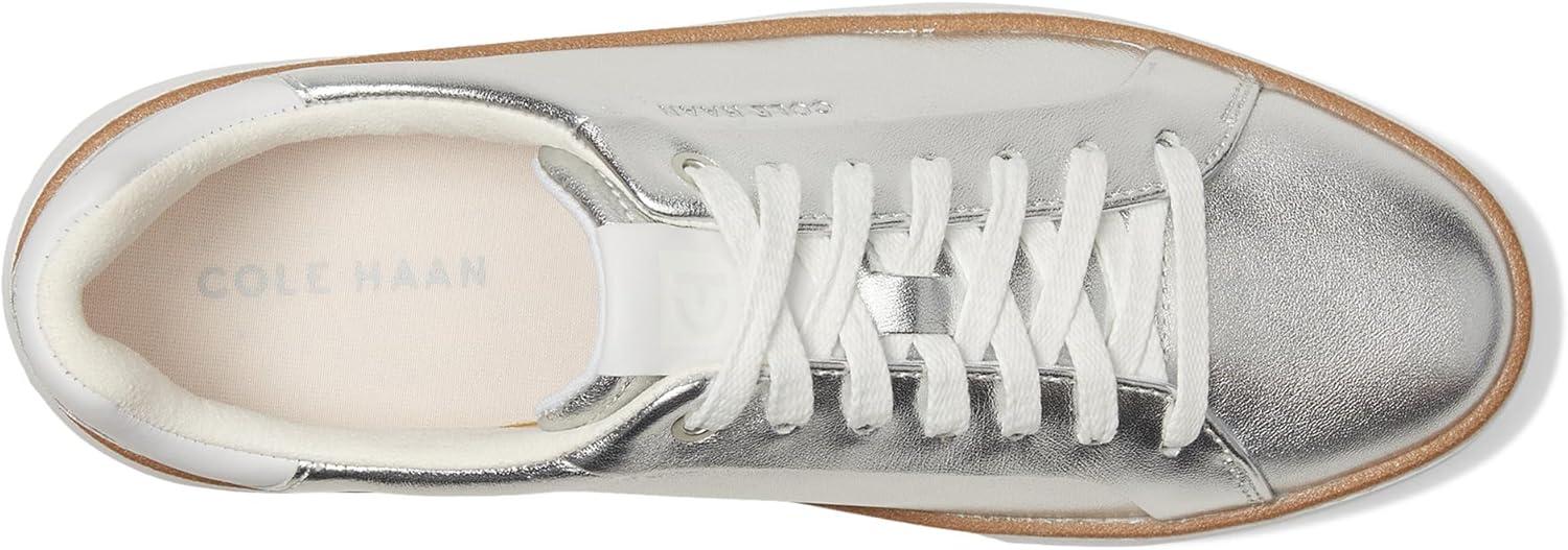 image:imageCole Haan Womens Grandpro Topspin SneakersSilver TalcaWhite